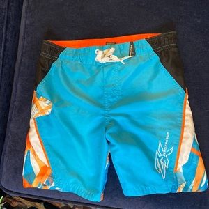 Size medium 5–6 boys swim trunks , zero xposur brand